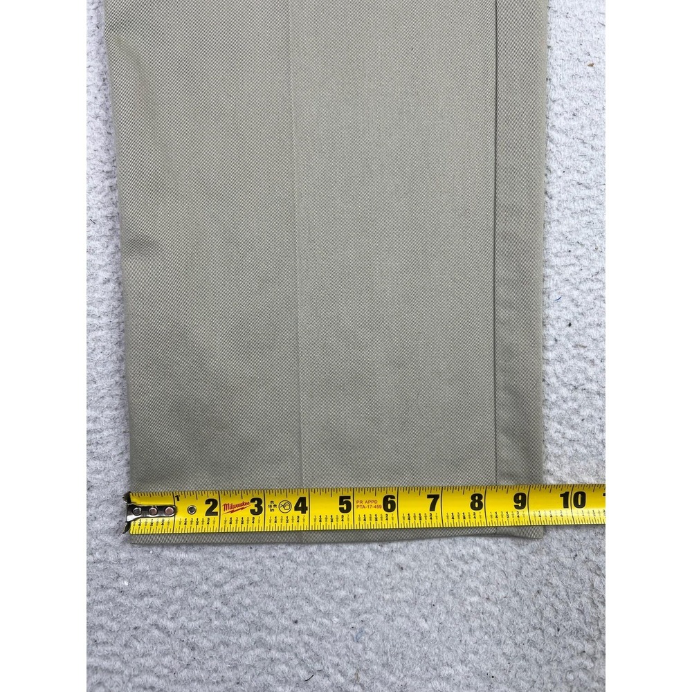 Tommy Hilfiger Pants Mens 36x30 Khaki Pleated Front Chino Trousers Dress Casual - Picture 9 of 10